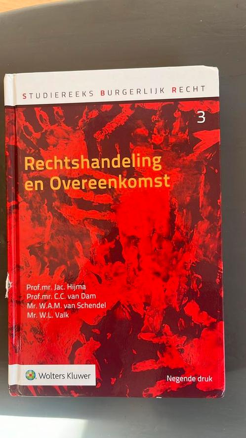 Rechtshandeling en Overeenkomst, Boeken, Wetenschap, Gelezen, Verzenden