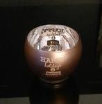 KERSTLICHT WAXINELICHT ~ HAPPY HOLIDAYS & MERRY CHRISTMAS ~, Overige materialen, Overige kleuren, Ophalen of Verzenden, Zo goed als nieuw