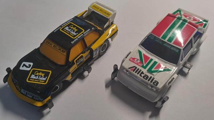 2 vintage Polistil rallyauto’s – Fiat & BMW, Hobby en Vrije tijd, Modelauto's | 1:32, Gebruikt, Auto, Overige merken, Verzenden