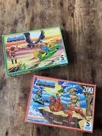 vintage He-man puzzels 1985 twee stuks van Schmidt MOTU, Ophalen of Verzenden, Gebruikt