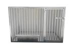 Kennel van verzinkt staal met Trespa en rubbermat, Dieren en Toebehoren, Hondenhokken, Ophalen, Zo goed als nieuw, 100 cm of meer