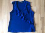Shirt top blauw maat S mouwloos, Blauw, Zara, Ophalen of Verzenden, Zo goed als nieuw