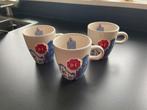 3 Koffie mokjes DE., Ophalen, Zo goed als nieuw, Overige stijlen, Kop(pen) en/of Schotel(s)