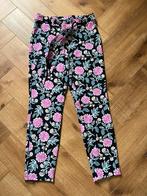 Studio anneloes dean flower broek M donkerblauw/roze, Kleding | Dames, Maat 38/40 (M), Ophalen of Verzenden, Zo goed als nieuw
