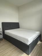 Ikea Idanäs bed met opbergruimte, Ophalen, Tweepersoons, Zo goed als nieuw, Overige maten