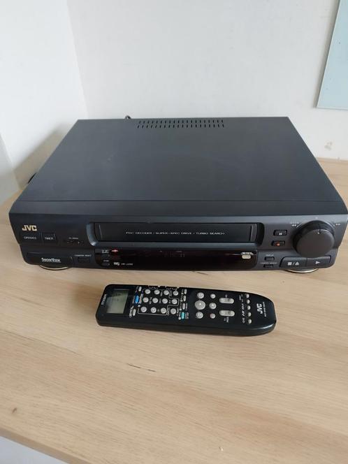 JVC HR-J228 video recorder met afstandsbediening, Audio, Tv en Foto, Videospelers, Gebruikt, VHS-speler of -recorder, Ophalen of Verzenden