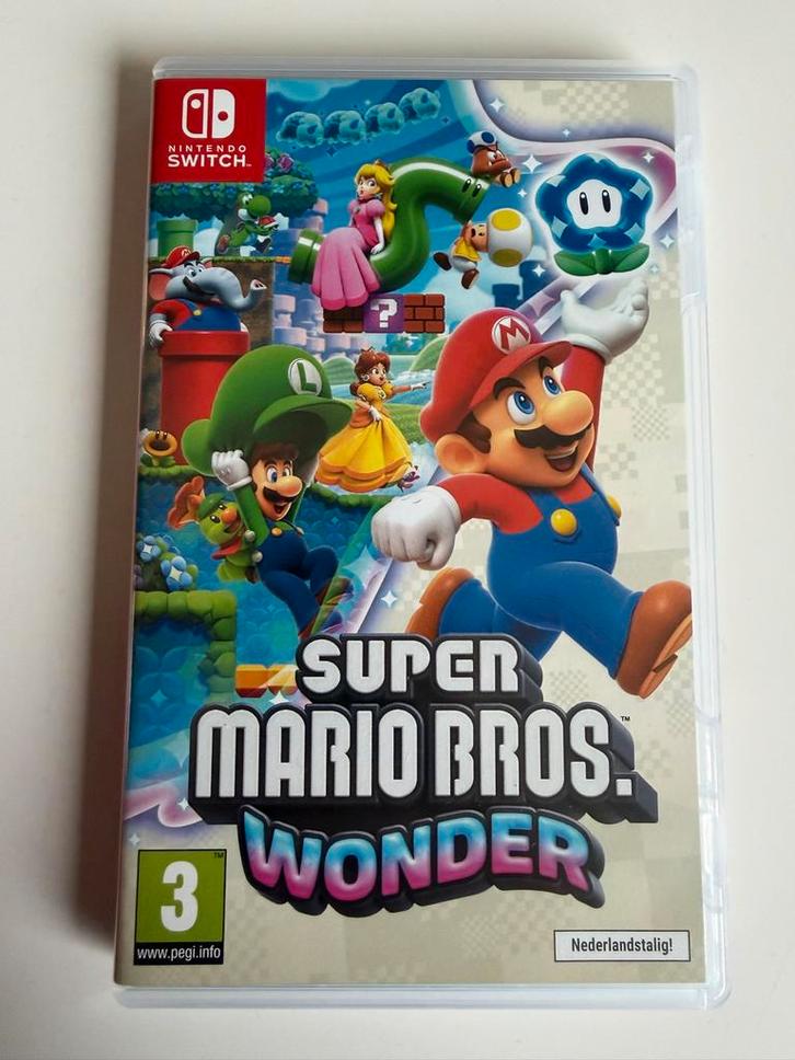 Super Mario Bros. Wonder - Nintendo Switch, Spelcomputers en Games, Games | Nintendo Switch, Zo goed als nieuw, Platform, 3 spelers of meer