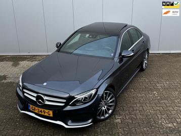 Mercedes-Benz C-klasse C180 AMG PANORAMADAK LEDER CARPLAY ST beschikbaar voor biedingen