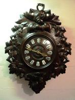 grote antieke uitgestoken hout klok, Antiek en Kunst, Ophalen