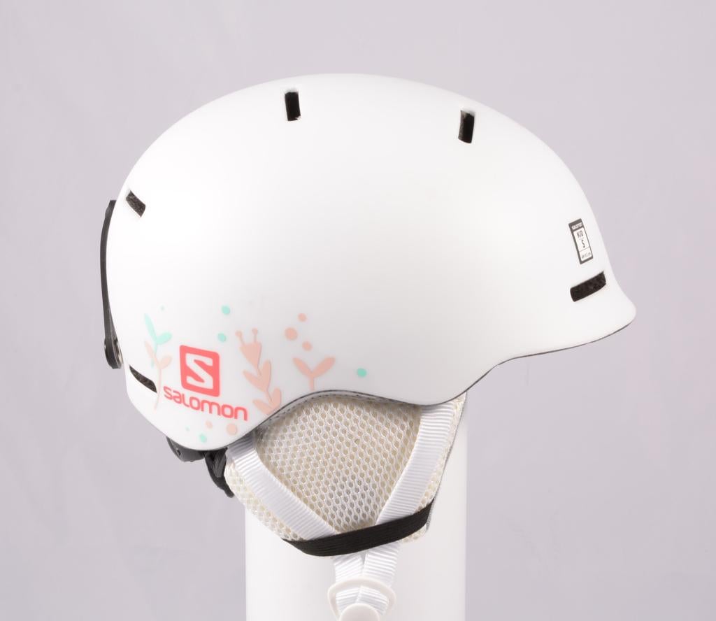 49 50 51 52 53 cm ski snowboard helm SALOMON GROM WHITE, Gebruikt, Overige typen, Carve, Skiën