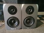 Tascam VL-A4 (2 stuks) actieve studio speakers, Overige merken, Front, Rear of Stereo speakers, Zo goed als nieuw, 60 tot 120 watt