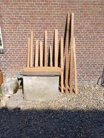 Teak echt teakhout, Doe-het-zelf en Verbouw, Hout en Planken, Ophalen, Minder dan 25 mm, Zo goed als nieuw, Minder dan 200 cm