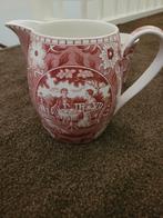 rood/roze wit thee servies Société ceramique Maestricht, Antiek en Kunst, Ophalen of Verzenden