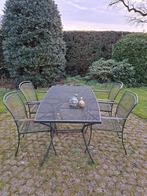 Tuinset met 4 stoelen, Tuin en Terras, Tuinsets en Loungesets, Ophalen, Gebruikt