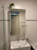 Ikea Lettan spiegelkast met verlichting badkamerkast, Ophalen, Spiegelkast, 50 tot 100 cm, Zo goed als nieuw