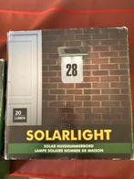 Solar LED Huisnummerbord - Nieuw in doos!, Zonne-energie, Kunststof, Minder dan 50 watt, Overige typen