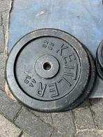 2 x 20 kg halter schijven 30 mm gewichten, Ophalen, Halterschijven, Gebruikt, 30 mm