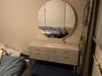 Mooie Kaptafel met Spiegel, Huis en Inrichting, Ophalen, Gebruikt, 100 tot 150 cm, Met lade(s)