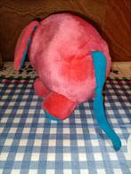 Oude Sns bank roze varken knuffel met flaporen, Ophalen of Verzenden
