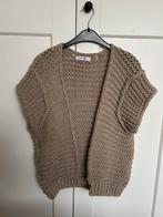 Ambika knitted vest onesize taupe/bruin gold, Maat 38/40 (M), Bruin, Ophalen of Verzenden, Zo goed als nieuw
