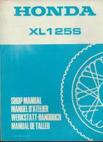Honda XL125 S shop manual (3129z), Motoren, Handleidingen en Instructieboekjes, Kawasaki