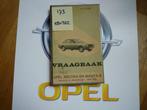 Opel Ascona/ Manta B1 vraagbaak nr 173, Ophalen of Verzenden