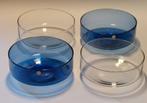 Set van 4 schaaltjes i-glass Timo Sarpaneva, Iittala Finland, Ophalen of Verzenden