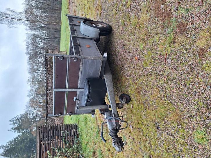 Hapert enkelas geremd 1350KG  €850,-, Auto diversen, Aanhangers en Bagagewagens, Nieuw, Ophalen