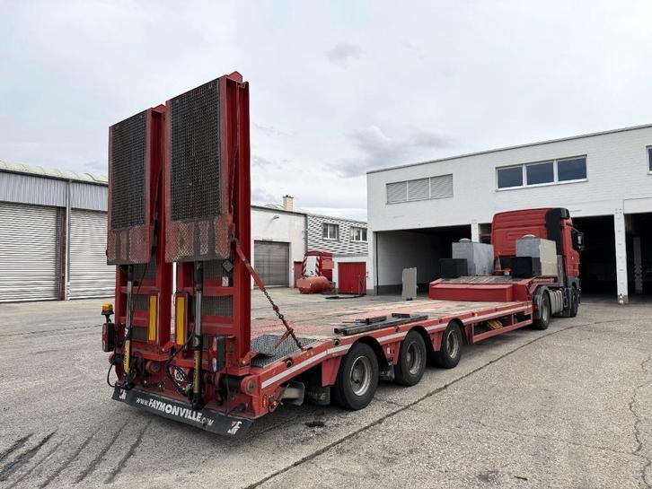 Faymonville STN bj 2012 3as semi dieplader NETJES! apk, Auto's, Vrachtwagens, Bedrijf, Aanhangers en Opleggers, BTW verrekenbaar