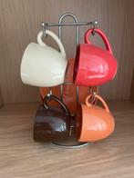 Espressokopjes met houder en schoteltjes, Huis en Inrichting, Keuken | Servies, Ophalen, Glas, Overige stijlen, Kop(pen) en/of Schotel(s)