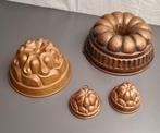 Bakvormen, jelly or cake mould, koper, Ophalen of Verzenden