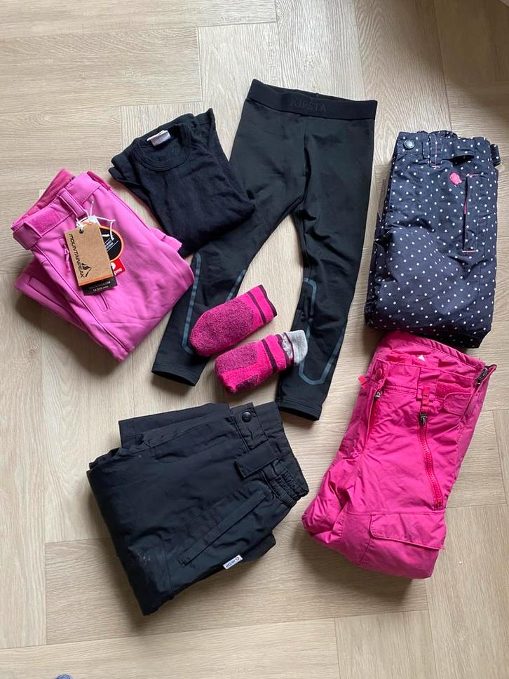 Skikleding meisje 110, 122, 128, Kleding | Dames, Dames-kledingpakketten, Zo goed als nieuw, Maat 34 (XS) of kleiner, Ophalen of Verzenden