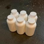 Witte kunststof potjes 400cc met schroefdeksel, Ophalen of Verzenden