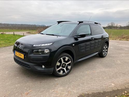 Citroën C4 Cactus 1.2 Puretech zwart met panoramisch dak, Auto's, Citroën, Particulier, C4 Cactus, Achteruitrijcamera, Airconditioning