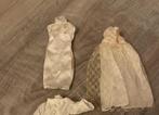 Vintage retro barbiekleding bruidsjurk sindy fleur kleding, Ophalen of Verzenden, Gebruikt, Kleertjes