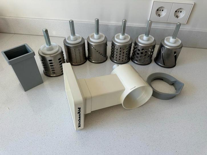 KitchenAid Groentesnijder en Rasp, Huis en Inrichting, Keuken | Keukenbenodigdheden, Zo goed als nieuw, Ophalen of Verzenden