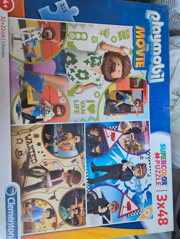 Playmobil The Movie Puzzel 3x48 beschikbaar voor biedingen
