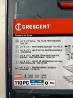 110 delige professionele gereedschap set in koffer, nieuw!, Tijnjedyk 19, 8934BT Leeuwarden, Nieuw, Ophalen of Verzenden, Info@crescent.com