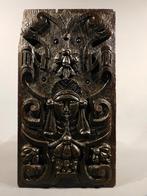 Antiek eiken paneel 17e eeuw houtsnijwerk, Antiek en Kunst, Verzenden