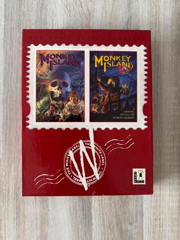 Monkey Island 1 & 2 Big Box PC Game beschikbaar voor biedingen