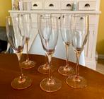 Luminarc France Rose champagneflutes - vintage, Verzamelen, Glas en Borrelglaasjes, Ophalen of Verzenden, Zo goed als nieuw, Overige typen