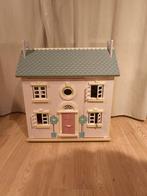 Prachtig Houten Poppenhuis met Inhoud, Ophalen, Zo goed als nieuw, Poppenhuis