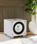 Rel t9x hoogglans wit actieve subwoofer, Subwoofer, Nieuw, 120 watt of meer, Ophalen