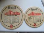 bierviltjes  DIEKIRCH LUXEMBURG   2 verschillende, Verzamelen, Biermerken, Ophalen of Verzenden, Viltje(s), Overige merken
