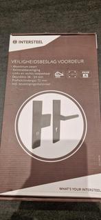 Nieuw zwart deurbeslag voor voordeur, Doe-het-zelf en Verbouw, Hang- en Sluitwerk, Ophalen of Verzenden, Nieuw, Klink of Kruk