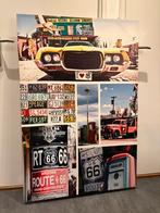 Canvas schilderij - Route 66 - 120cm x 80cm, Ophalen of Verzenden, Zo goed als nieuw