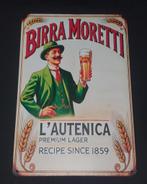 Birra Moretti Wandbord - Mancave/Bar Decoratie, Ophalen of Verzenden, Nieuw