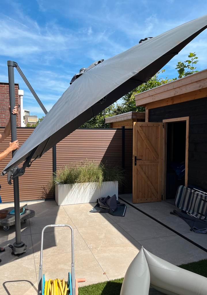 Zweefparasol, Tuin en Terras, Parasols, Zweefparasol, Ophalen