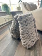 Grof gebreide deken, Huis en Inrichting, Woonaccessoires | Plaids en Woondekens, Ophalen, Zo goed als nieuw