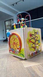 Grote activiteiten kubus van hout, Kinderen en Baby's, Speelgoed | Houten speelgoed, Ophalen, Zo goed als nieuw